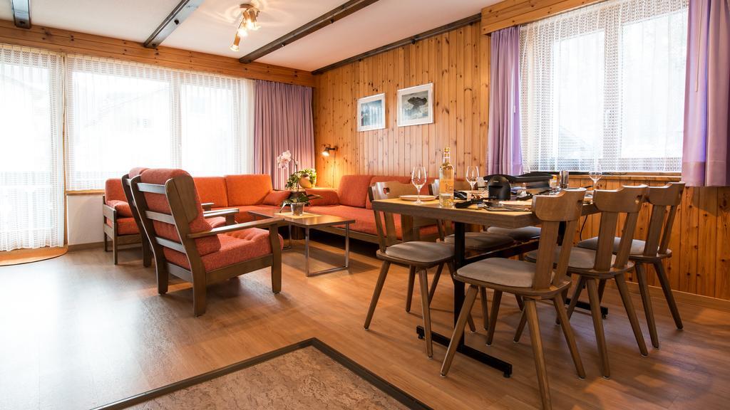 Haus Alba Leilighet Saas-Almagell Rom bilde