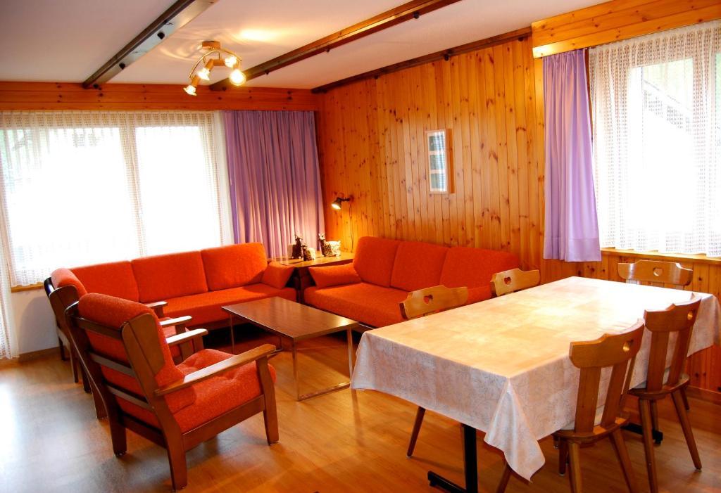 Haus Alba Leilighet Saas-Almagell Rom bilde